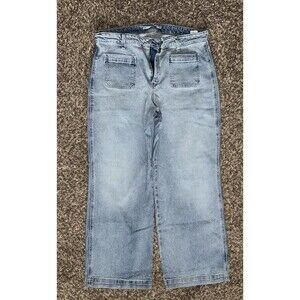 Extra High Rise Wide Leg Old Nay Women’s 18 Medium Wash Jeans